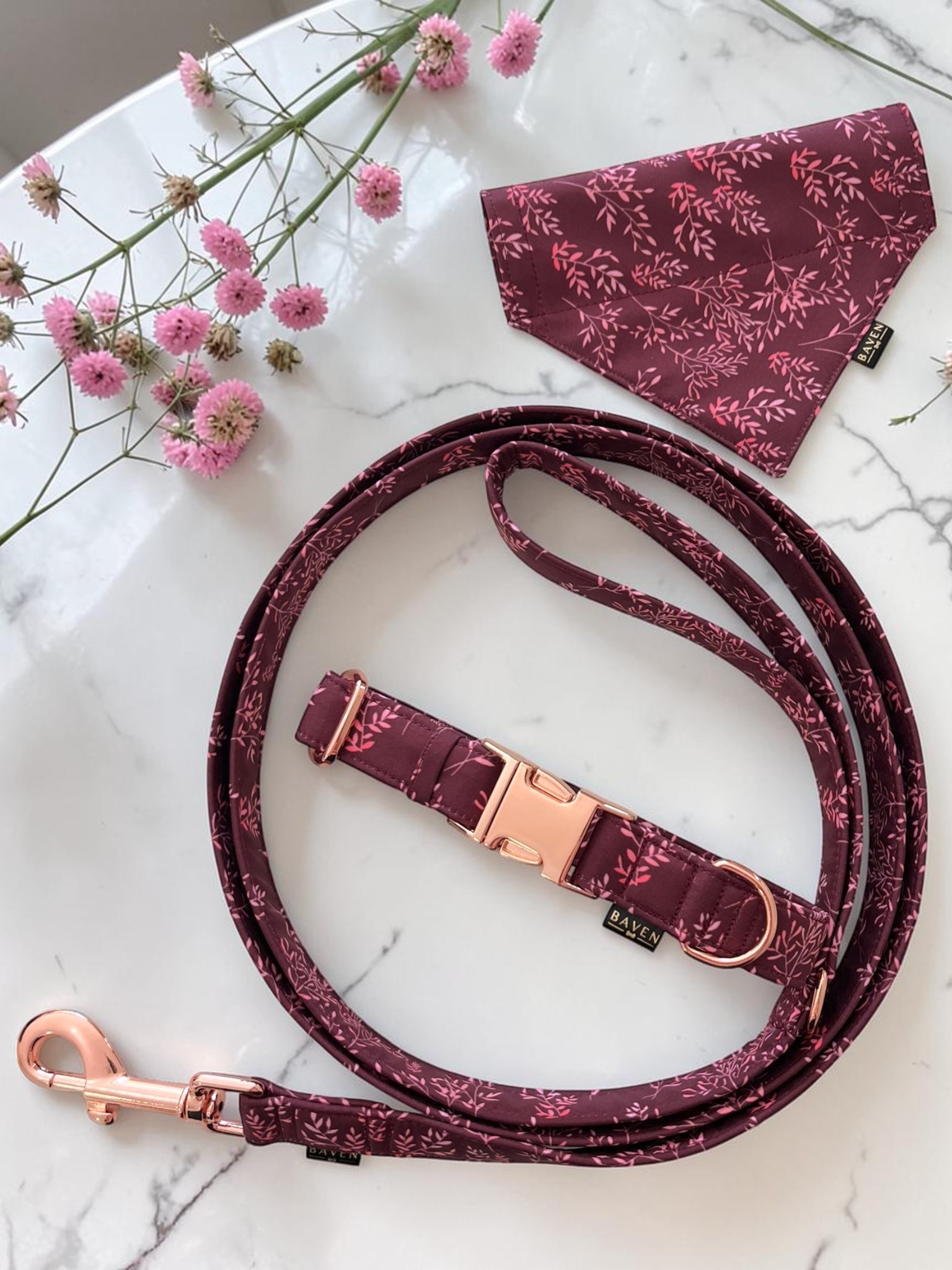 Vzor pro psa Burgundy Blush